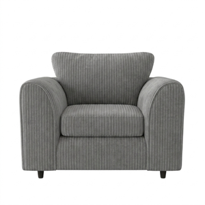 corduroy Charcoal Grey