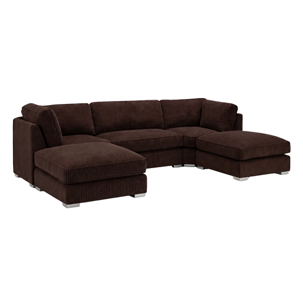 Jumbo Cord Chocolate Brown