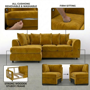 Left Hand Facing Mustard