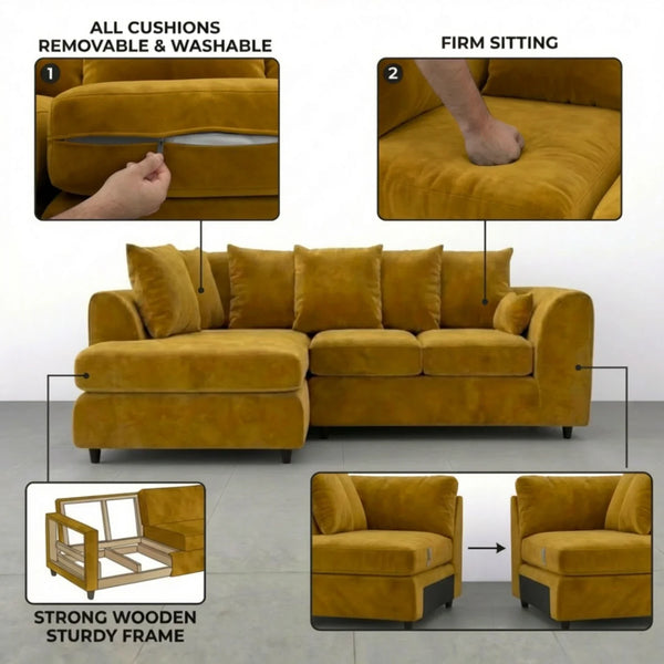 Left Hand Facing Mustard