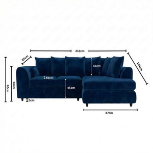 Right Hand Facing Midnight Blue