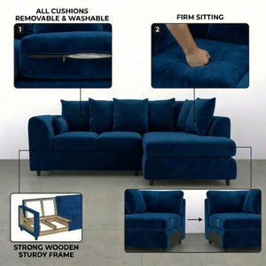 Right Hand Facing Midnight Blue