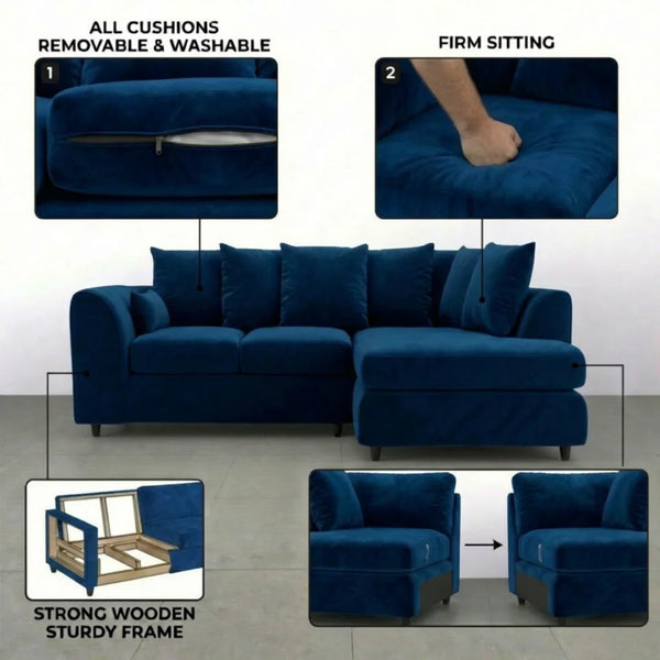 Right Hand Facing Midnight Blue