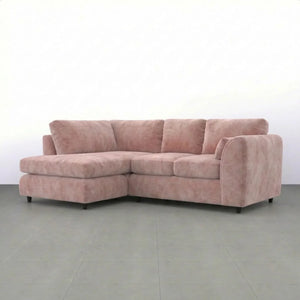 Velvet left Hand Facing Pink