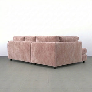 Velvet left Hand Facing Pink