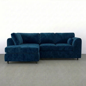 Velvet left Hand Facing Midnight Blue