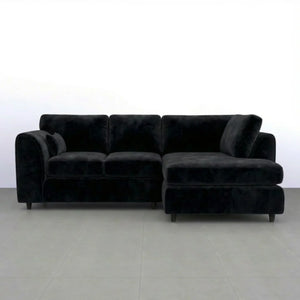 Velvet Right Hand Facing black