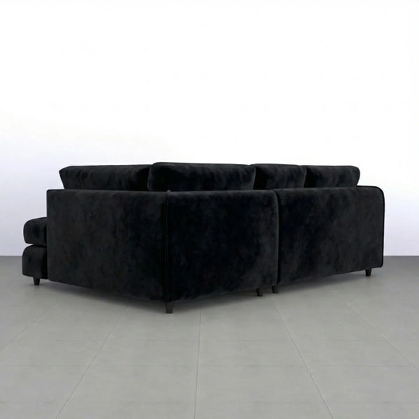Velvet Right Hand Facing black