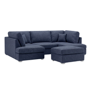 Linen / Midnight Blue