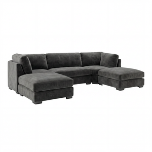 Plush Velvet Dark Grey
