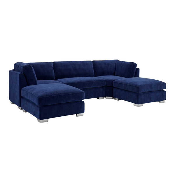 Plush Velvet Midnight Blue