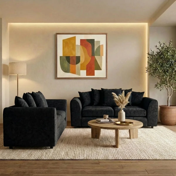 2 Seater Black