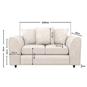 2 Seater Cream