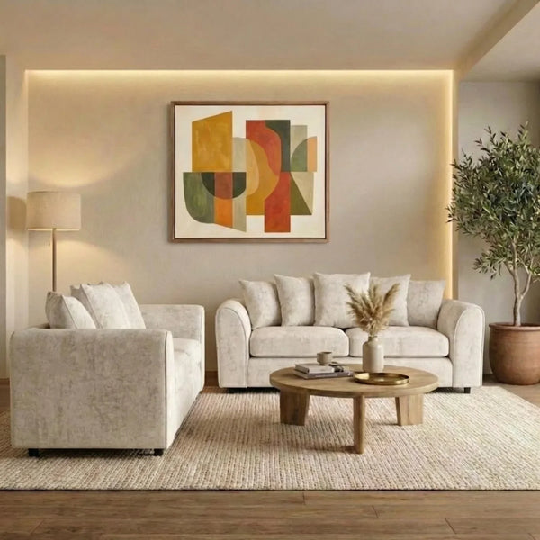 2 Seater Cream
