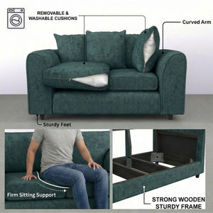 2 Seater teal