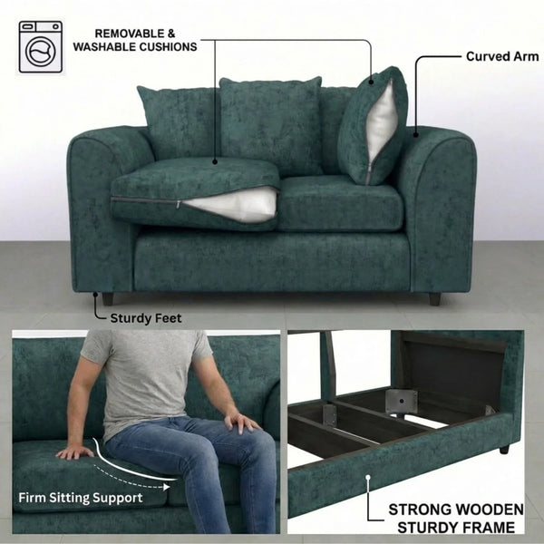2 Seater teal