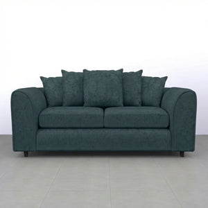Chenille 3 Seater teal