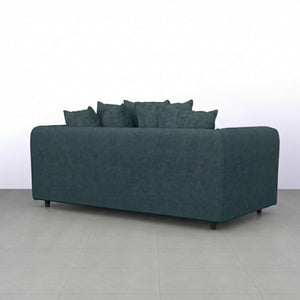 Chenille 3 Seater teal