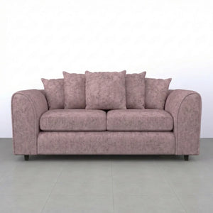 Chenille 3 Seater pink