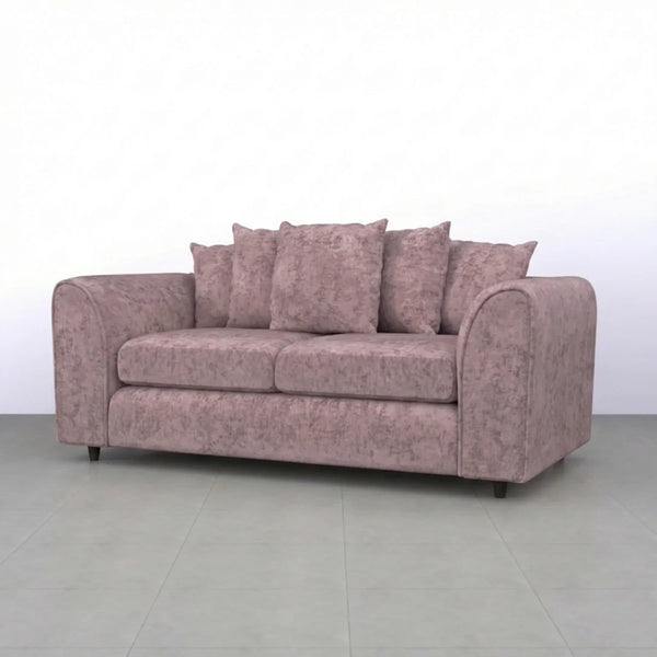 Chenille 3 Seater pink