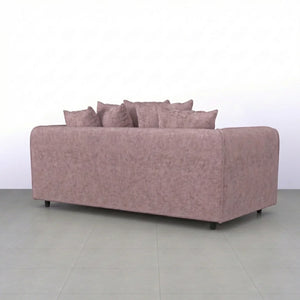Chenille 3 Seater pink