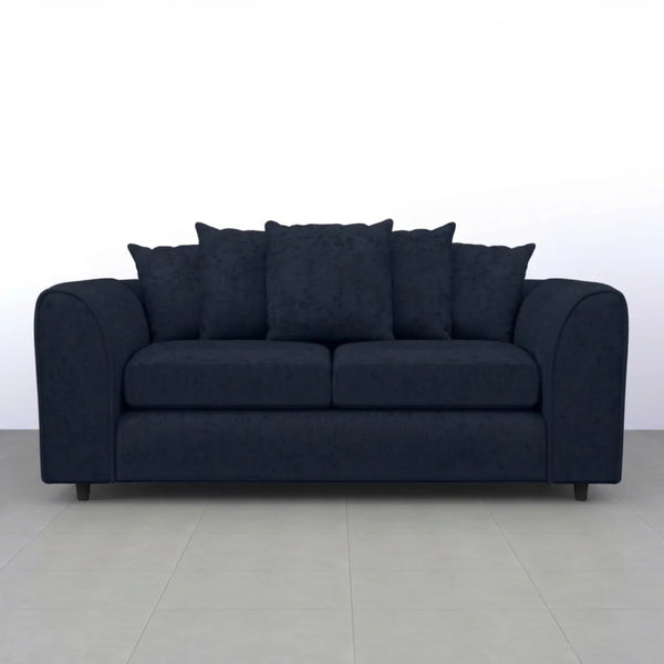 Chenille 3 Seater midnight blue