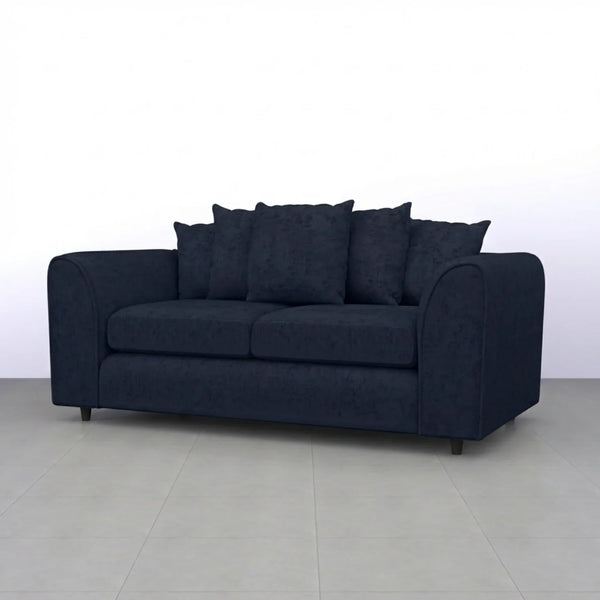 Chenille 3 Seater midnight blue