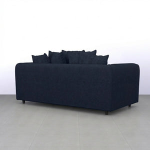 Chenille 3 Seater midnight blue