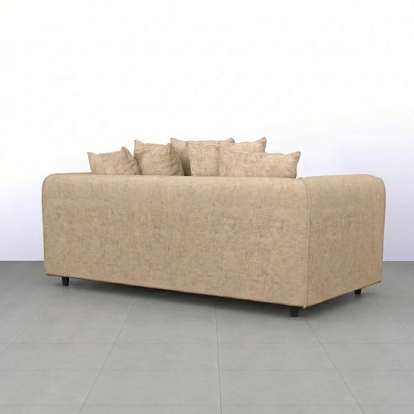 Chenille 3 Seater Beige