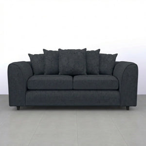 Chenille 3 Seater dark Grey
