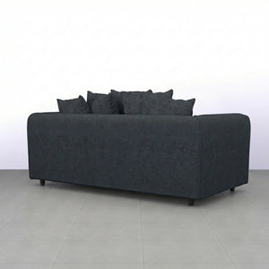 Chenille 3 Seater dark Grey