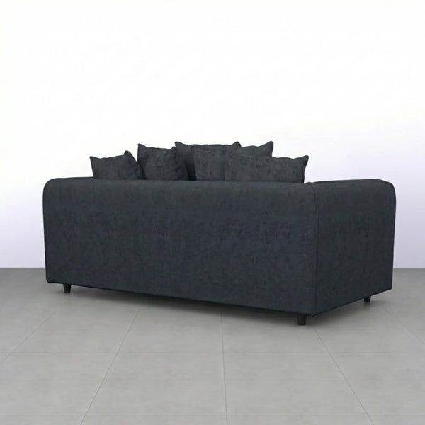 Chenille 3 Seater dark Grey