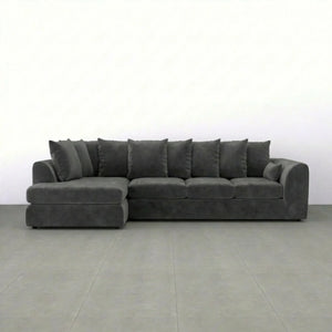 XL Left Hand Facing Dark Grey