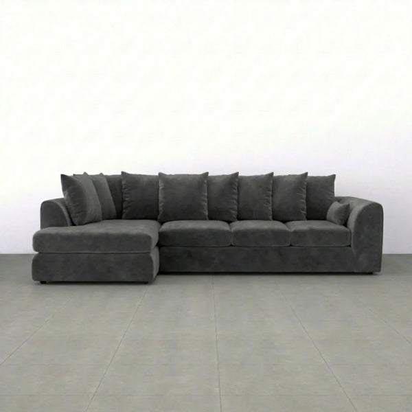 XL Left Hand Facing Dark Grey