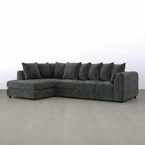 XL Left Hand Facing Dark Grey