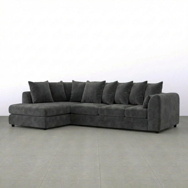 XL Left Hand Facing Dark Grey