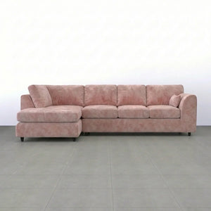 Velvet XL Left Hand Facing  Pink