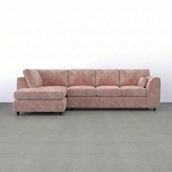 Velvet XL Left Hand Facing  Pink