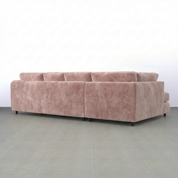 Velvet XL Left Hand Facing  Pink