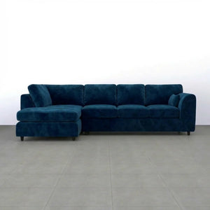 Velvet XL Left Hand Facing Midnight Blue