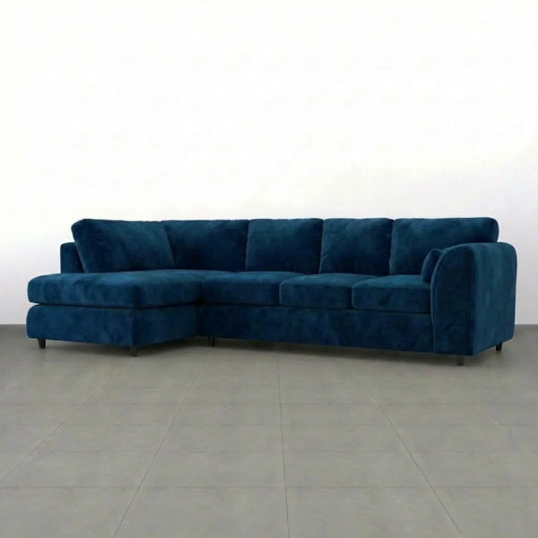 Velvet XL Left Hand Facing Midnight Blue