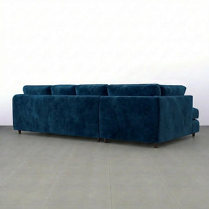 Velvet XL Left Hand Facing Midnight Blue