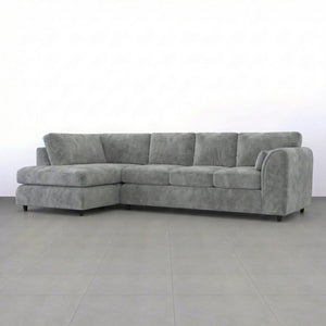 Velvet XL Left Hand Facing Light Grey