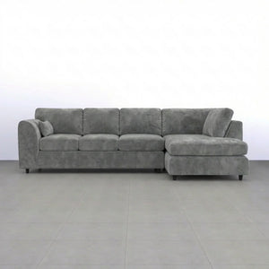 Velvet XL Right Hand Facing Light Grey