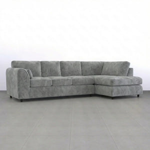 Velvet XL Right Hand Facing Light Grey