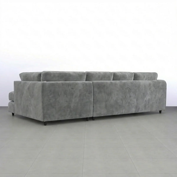 Velvet XL Right Hand Facing Light Grey