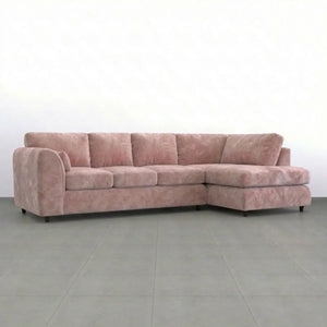 Velvet XL Right Hand Facing Pink