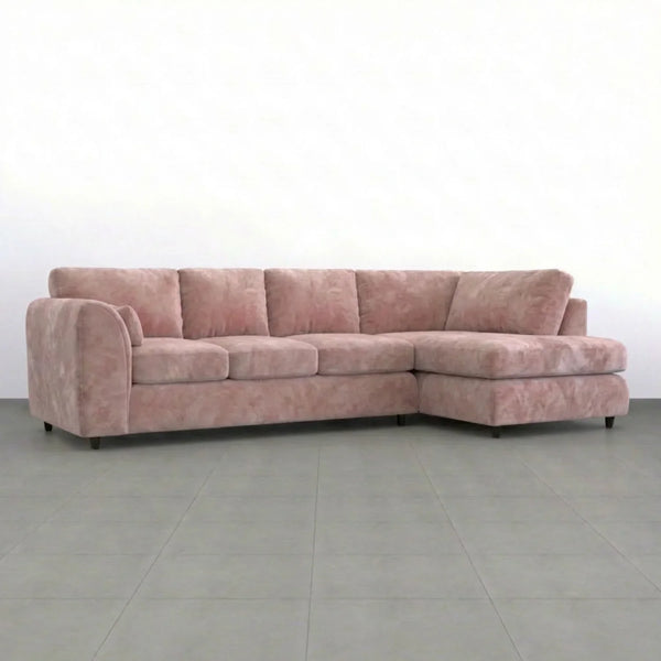 Velvet XL Right Hand Facing Pink