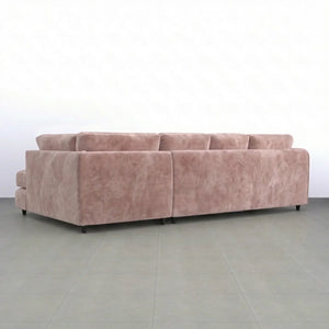 Velvet XL Right Hand Facing Pink