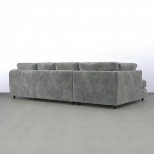 Velvet XL Left Hand Facing Light Grey